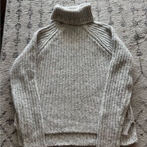 A&F Gray Turtleneck Sweater